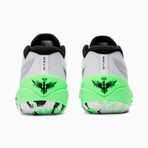 MB.02 Lo LaMel-O Basketball Shoes, Elektro Green-PUMA White, extralarge-GBR