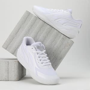 MB.02 Lo Unisex Basketball Shoes, PUMA White-PUMA Silver, extralarge-IND