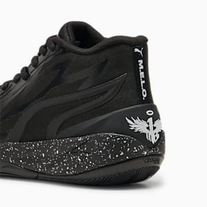PUMA x LAMELO BALL MB.02 Black Speckle Men's Basketball Shoes, PUMA Black-PUMA White, extralarge