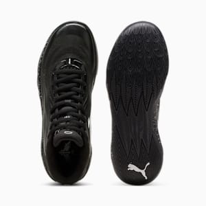 Zapatos PUMA x LAMELO BALL MB.02 Black Speckle de hombre para básquetbol, PUMA Black-PUMA White, extragrande