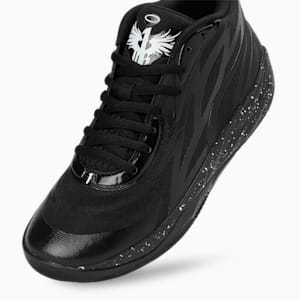 MB.02 Unisex Basketball Shoes, PUMA Black-PUMA White, extralarge-IND