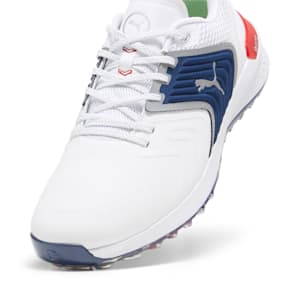 メンズ ゴルフ イグナイト イノベート スパイク シューズ, PUMA White-Persian Blue-Strong Red, extralarge-JPN