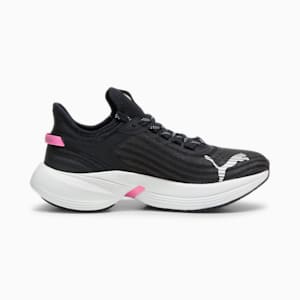 Conduct Pro Unisex Running Shoes, PUMA Black-Poison Pink-PUMA Silver, extralarge-IND