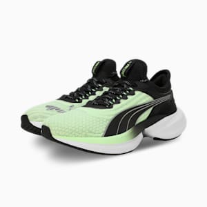 Conduct Pro Unisex Running Shoes, Fizzy Apple-PUMA Black-PUMA Silver-PUMA White, extralarge-IND