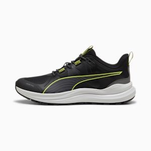Reflect Lite Men's Trail Running Shoes, PUMA Black-Cool Dark Gray-Lime Pow, extralarge
