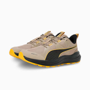 Reflect Lite Trail Running Shoes, Prairie Tan-Yellow Sizzle-PUMA Black, extralarge-IND