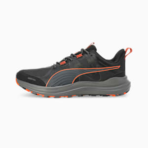 Reflect Lite Trail Running Shoes, PUMA Black-Flame Flicker, extralarge-IND
