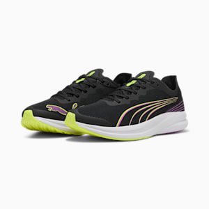 ユニセックス リディーム プロ レーサー ランニングシューズ, PUMA Black-Yellow Alert-Pure Magenta, extralarge-JPN