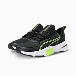 PWRFrame TR 3 Men's Training Shoes, PUMA Black-Olive Green-Lime Pow, extralarge-IND