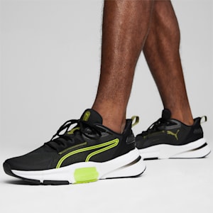 PWRFrame TR 3 Men's Training Shoes, PUMA Black-Olive Green-Lime Pow, extralarge-IND