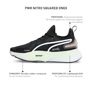 PWR Nitro Squared one8 Men's Training Shoes, PUMA Black-PUMA White, extralarge-IND