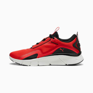 FlexFocus Lite Unisex Running Shoes, For All Time Red-PUMA Black-Feather Gray, extralarge-IND