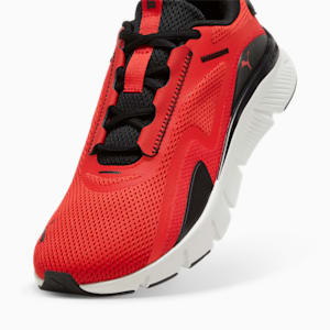 FlexFocus Lite Unisex Running Shoes, For All Time Red-PUMA Black-Feather Gray, extralarge-IND