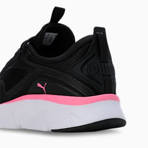 FlexFocus Lite Unisex Running Shoes, PUMA Black-Fast Pink, extralarge-IND