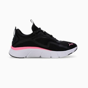 FlexFocus Lite Unisex Running Shoes, PUMA Black-Fast Pink, extralarge-IND