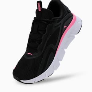 FlexFocus Lite Unisex Running Shoes, PUMA Black-Fast Pink, extralarge-IND