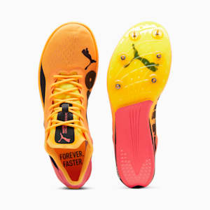 evoSPEED NITRO Elite 2 Long-Distance Track Spikes, Sun Stream-Sunset Glow-PUMA Black, extralarge