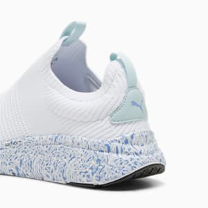 SOFTRIDE Pro Echo Slip Feline  Women's Running Shoe, PUMA White-Blue Skies, extralarge