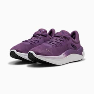 SOFTRIDE Pro Metachrome Women's Running Shoes, Crushed Berry-Grape Mist-PUMA White, extralarge-IND