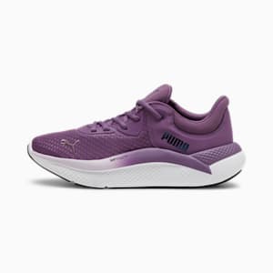 SOFTRIDE Pro Metachrome Women's Running Shoes, Crushed Berry-Grape Mist-PUMA White, extralarge-IND