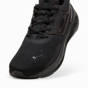 ユニセックス ソフトライド シンメトリー ランニングシューズ, PUMA Black-Cool Dark Gray, extralarge-JPN