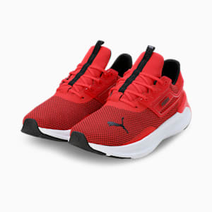 SOFTRIDE Symmetry Running Shoes, For All Time Red-PUMA Black-PUMA White, extralarge-IND