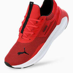 SOFTRIDE Symmetry Running Shoes, For All Time Red-PUMA Black-PUMA White, extralarge-IND