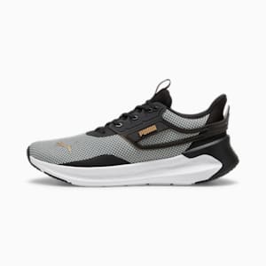 SOFTRIDE Symmetry Unisex Running Shoes, PUMA Black-PUMA Gold-PUMA White, extralarge-IND