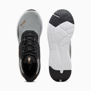 SOFTRIDE Symmetry Unisex Running Shoes, PUMA Black-PUMA Gold-PUMA White, extralarge-IND