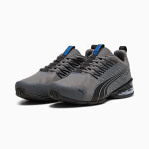 Voltaic Evo Running Shoe, Cool Dark Gray-PUMA Black-Cool Cobalt, extralarge