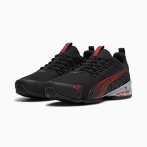 Voltaic Evo Running Shoe, PUMA Black-For All Time Red, extralarge