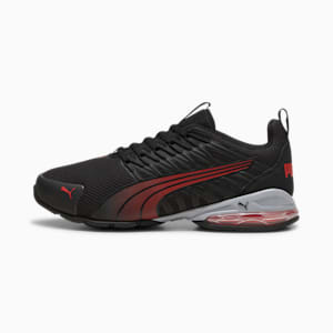 Voltaic Evo Running Shoe, PUMA Black-For All Time Red, extralarge