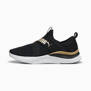 Tenis de running para mujer SOFTRIDE Harmony Slip-On, PUMA Black-PUMA White, extralarge