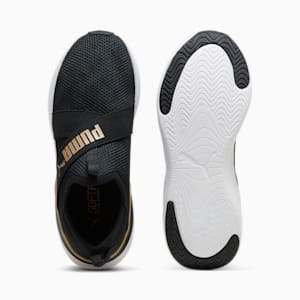 ウィメンズ ソフトライド ハーモニー スリップ ランニングシューズ, PUMA Black-PUMA White, extralarge-JPN