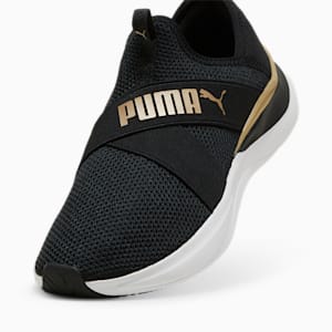 ウィメンズ ソフトライド ハーモニー スリップ ランニングシューズ, PUMA Black-PUMA White, extralarge-JPN