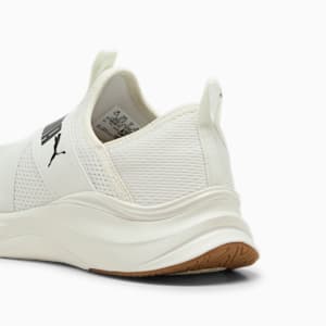 ウィメンズ ソフトライド ハーモニー スリップ ランニングシューズ, Warm White-PUMA Black, extralarge-JPN