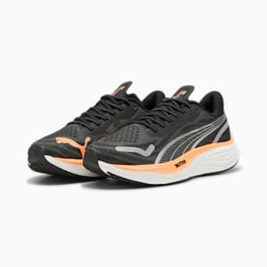 Velocity NITRO™ Men's Wide Running Shoes, PUMA Black-PUMA Silver-Neon Citrus, extralarge