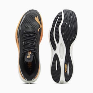 Velocity NITRO™ Men's Wide Running Shoes, PUMA Black-PUMA Silver-Neon Citrus, extralarge