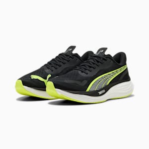 Zapatillas de correr anchas Velocity NITRO™ para hombre, PUMA Black-Yellow Alert, extralarge
