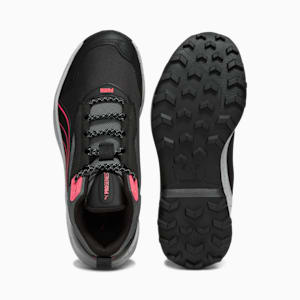 Zapatos para correr Obstruct Pro Mid para mujer, PUMA Black-Cool Dark Gray-Fire Orchid, extralarge