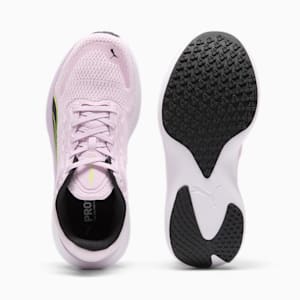 Zapatos para correr Scend Pro para mujer, Grape Mist-PUMA Black-Lime Pow, extralarge