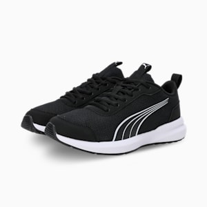 Kruz Profoam Youth Running Shoes, PUMA Black-PUMA White, extralarge-IND