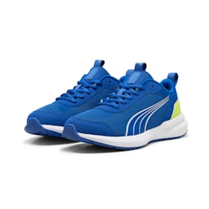 Kruz Profoam Big Kids' Shoes, Cobalt Glaze-PUMA White-Lime Pow, extralarge