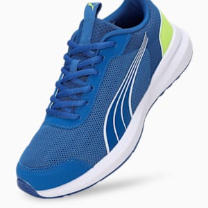 Kruz Profoam Youth Running Shoes, Cobalt Glaze-PUMA White-Lime Pow, extralarge-IND