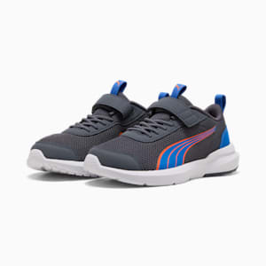 Kruz Profoam Little Kids' Sneakers, Galactic Gray-PUMA Team Royal-Orange Glo, extralarge