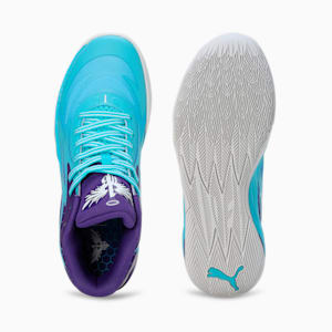 MB.02 Fade Basketball Shoes, Team Violet-PUMA White, extralarge-IND