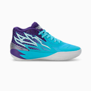 MB.02 Fade Basketball Shoes, Team Violet-PUMA White, extralarge-IND