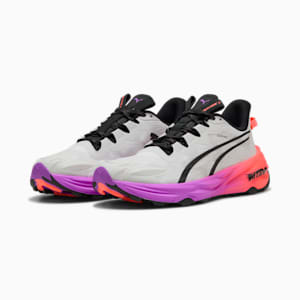 SEASONS Fast-Trac NITRO™ 3 Men's Trail Running Shoes, Feather Gray-Glowing Red-Pure Magenta, extralarge