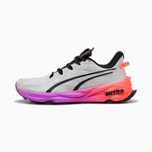SEASONS Fast-Trac NITRO™ 3 Men's Trail Running Shoes, Feather Gray-Glowing Red-Pure Magenta, extralarge