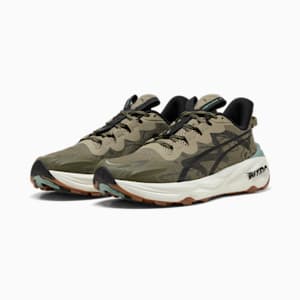 SEASONS Fast-Trac NITRO™ 3 Men's Trail Running Shoes, Loden Green-PUMA Black, extralarge